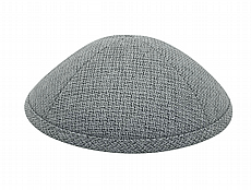 כיפה 4 חלקים מותג M judaica - אפור בהיר